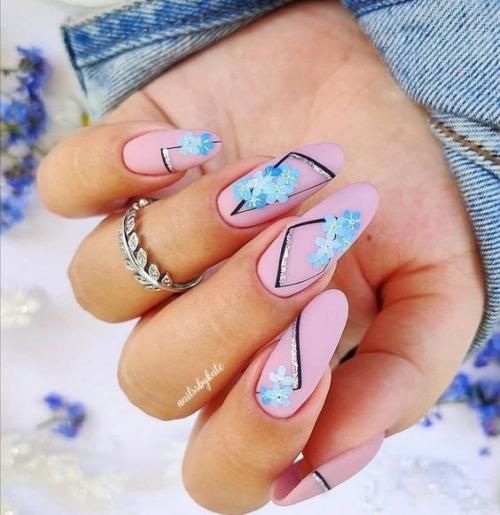 Зимний дизайн ногтей, тебе на оценку. 06