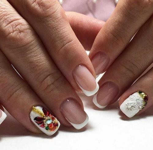 Маникюр для настоящей зимней красавицы. 08