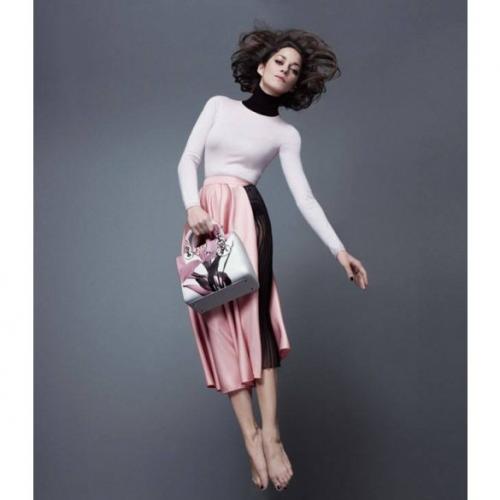 Французская актриса, обладательница оскара, Марион котияр - лицо коллекции сумок Lady Dior 2014 (платья от Raf Simons. 02