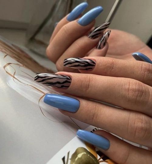 Шикарный модный маникюр 2023. 08