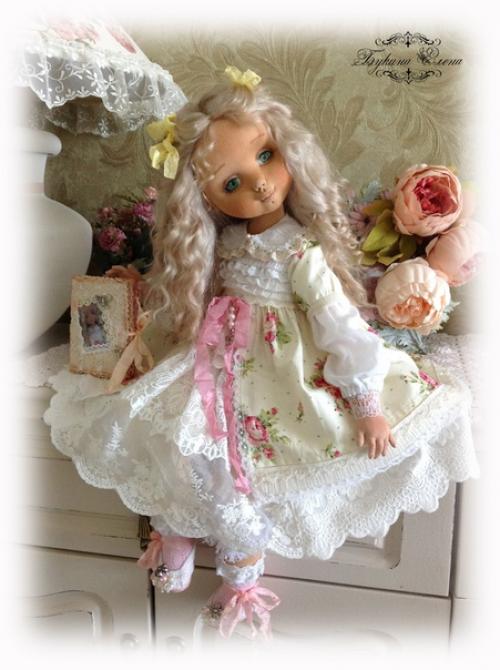 Знакомьтесь, аделинка.  На этот раз куколка выросла моя. 01