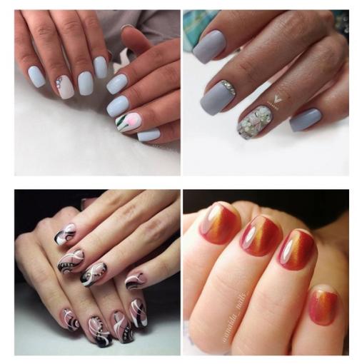 Маникюр на квадратные ногти: модные тенденции 2023. 04