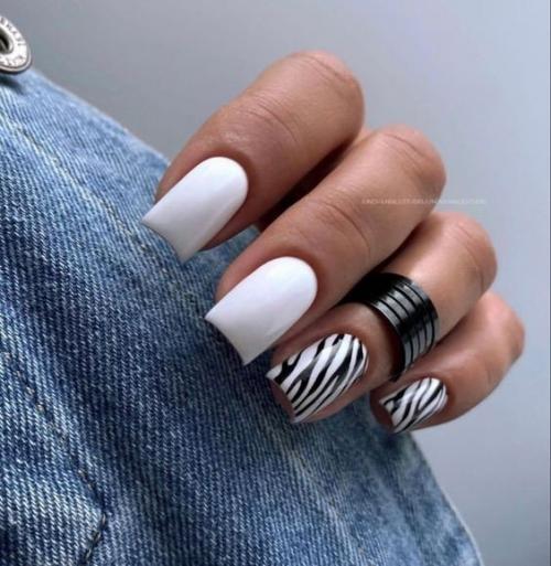 Животный принт на ногтях - как вам такое разнообразие? 01