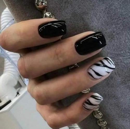 Животный принт на ногтях - как вам такое разнообразие? 03