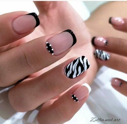 Животный принт на ногтях - как вам такое разнообразие? 09