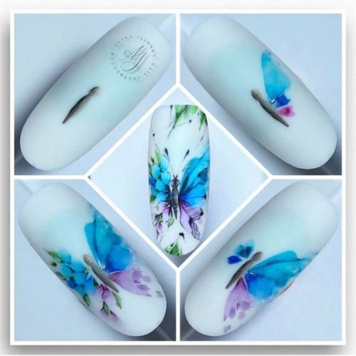 Топ пошаговых уроков рисунка Бабочка. 05