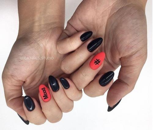 Маникюр с логотипами. 04