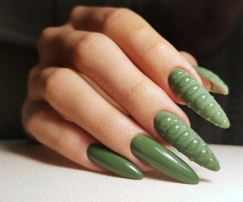 Подборка маникюра на длинные ногти. 02