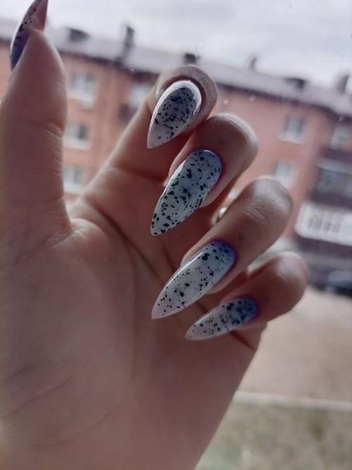 Подборка маникюра на длинные ногти. 08