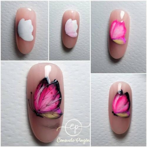 Топ пошаговых уроков рисунка Бабочка. 04