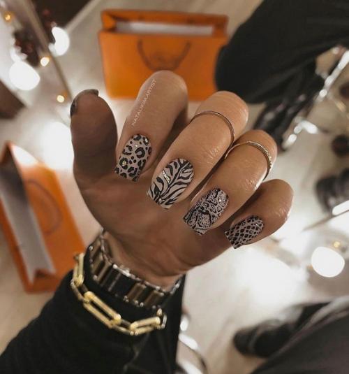 Идеи маникюра на короткие ногти. 06