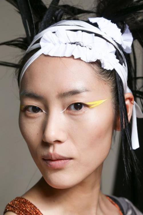 Бьюти - тренд: апельсиновые и лимонные оттенки в макияже. 04