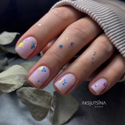 Идеи маникюра на короткие ногти. 02
