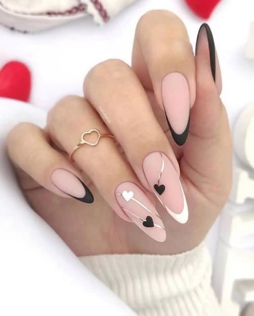 Лучшие идеи маникюра на длинные ногти. 03