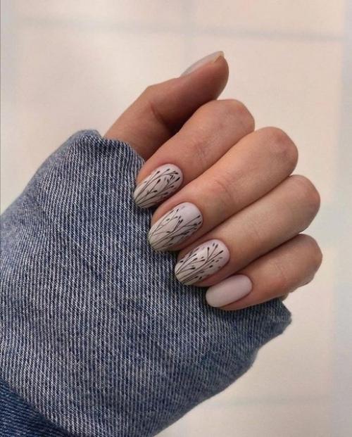 Идеи нежного маникюра, на каждый день. 06