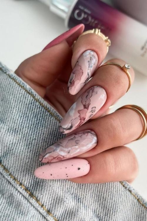 Лучшие идеи маникюра на длинные ногти. 02