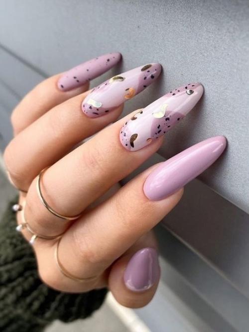 Лучшие идеи маникюра на длинные ногти. 01