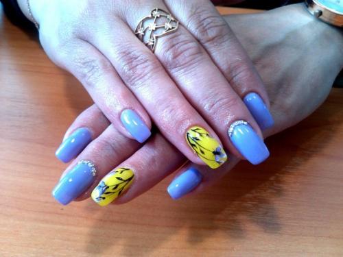 Наращивание ногтей, укрепление натуральных ногтей акрилом, гелем, покрытие ногтей гель лаком, маникюр аппаратный, обрезной. 08