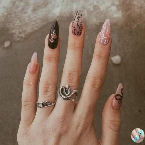 Aкие выбpaть?   Маникюр ногти маникюртренд ноготочки. 01