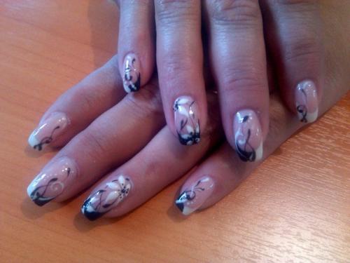 Наращивание ногтей, укрепление натуральных ногтей акрилом, гелем, покрытие ногтей гель лаком, маникюр аппаратный, обрезной. 04