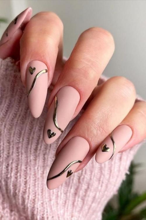 Лучшие идеи маникюра на длинные ногти. 04