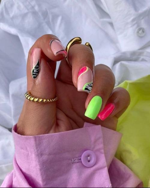 Подборка идей с абстрактным рисунком. 01