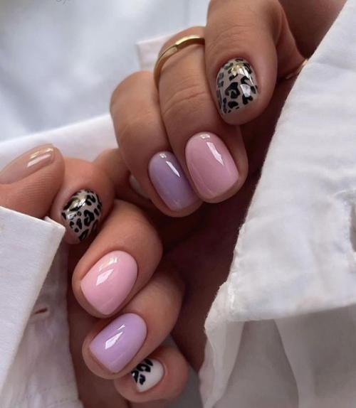 Подборка маникюра на короткие ногти. 02