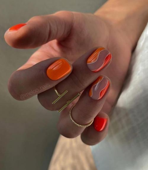 Подборка маникюра на короткие ногти. 03