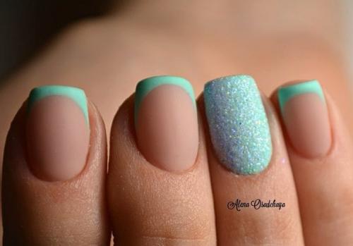 Сегодняшние работы первый маникюр - рисунок, не наклейки! 03