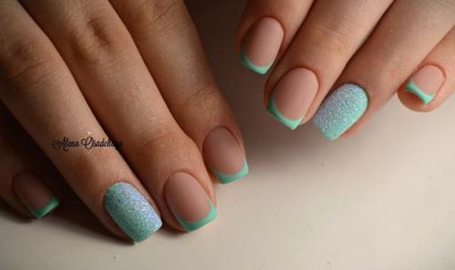 Сегодняшние работы первый маникюр - рисунок, не наклейки! 02