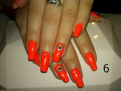 Мои ноготки.  Отращиваю долго, около 5 мес. 05