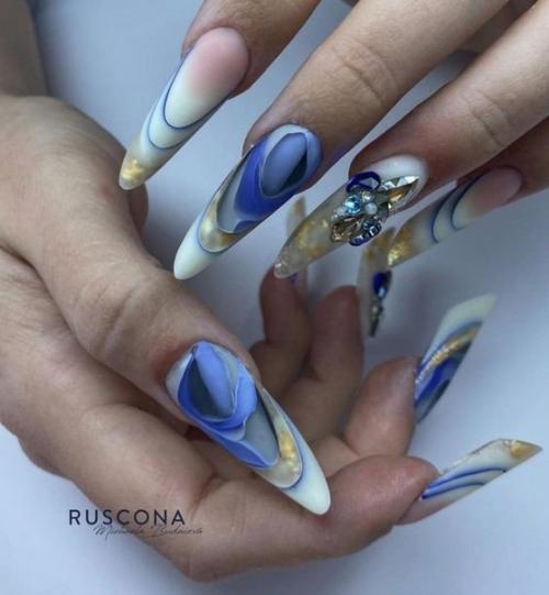 Шикарный френч.  Как вам такое разнообразие? 05