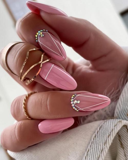 Нежные, летние идеи дизайна маникюра. 01