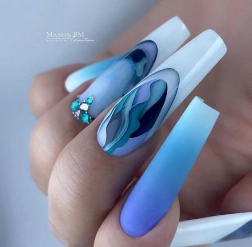 Шикарный френч.  Как вам такое разнообразие? 07