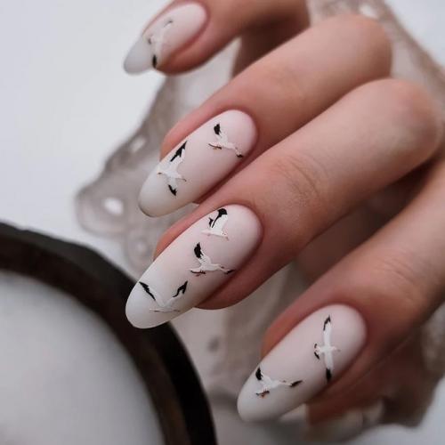 Нежные, летние идеи дизайна маникюра. 06