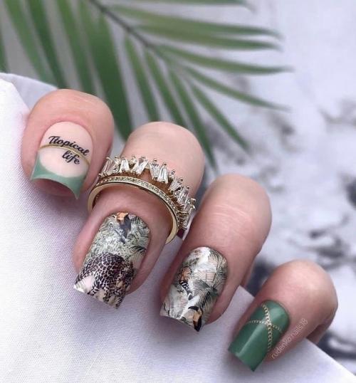 Подборка идей в зеленых оттенках. 05