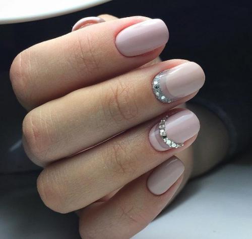 Подборка маникюра с обратным френчем. 02