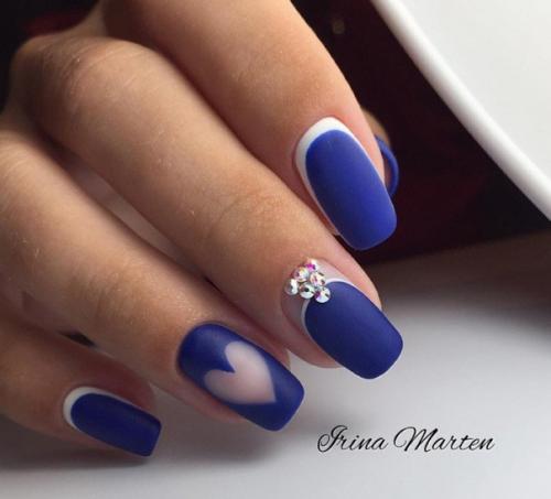 Подборка маникюра с обратным френчем. 01