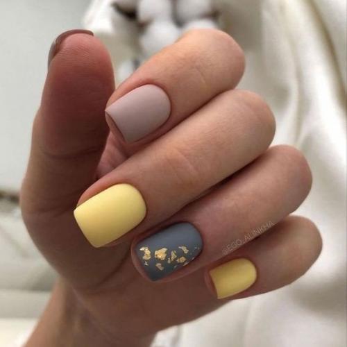 Подборка Идей маникюра на короткие ногти. 09