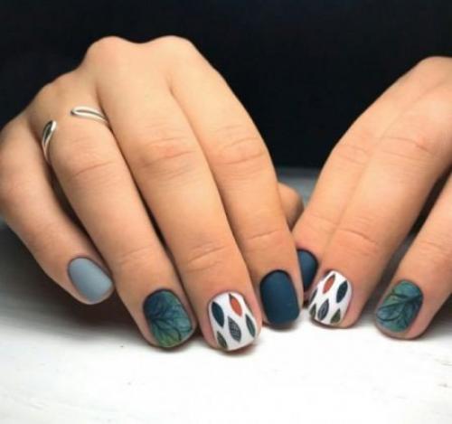 Подборка Идей маникюра на короткие ногти. 06