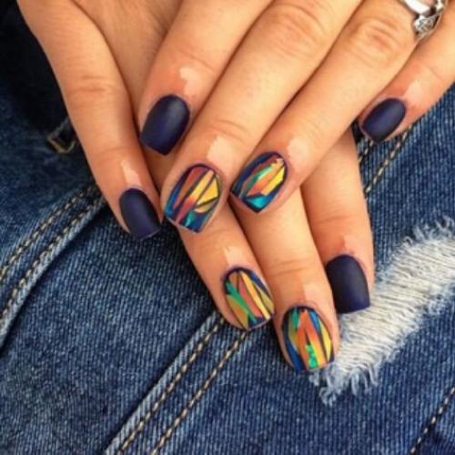 Подборка Идей маникюра на короткие ногти. 07