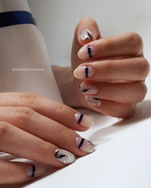 Подборка Идей маникюра на короткие ногти. 04