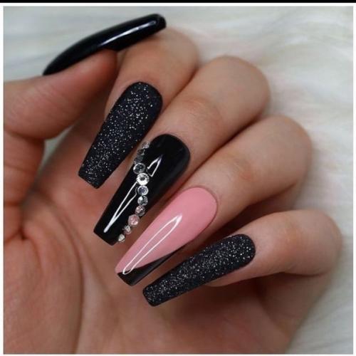 Подборка идей на длинные ногти. 03