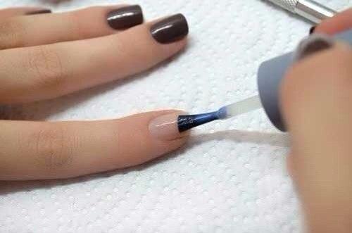 Техника нанесения лака для ногтей: 03