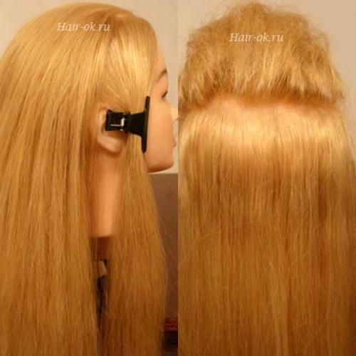 Фото - урок выполнение вечерней прически шаг за шагом. 01 Фото - урок выполнение вечерней прически шаг за шагом. 01