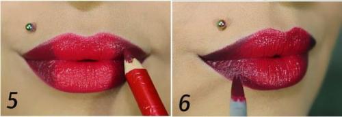 Как сделать эффект омбре на губах: пошаговый урок. 03 Как сделать эффект омбре на губах: пошаговый урок. 03