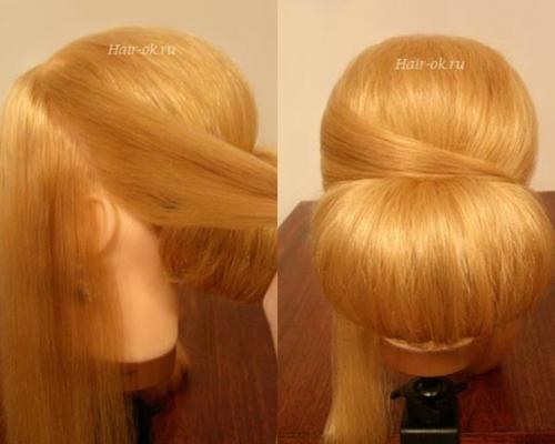 Фото - урок выполнение вечерней прически шаг за шагом. 06 Фото - урок выполнение вечерней прически шаг за шагом. 06