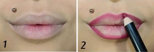 Как сделать эффект омбре на губах: пошаговый урок. 01 Как сделать эффект омбре на губах: пошаговый урок. 01