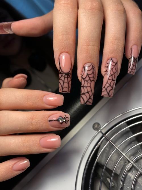 * комбинированный маникюр + наращивание 1-5*. 01