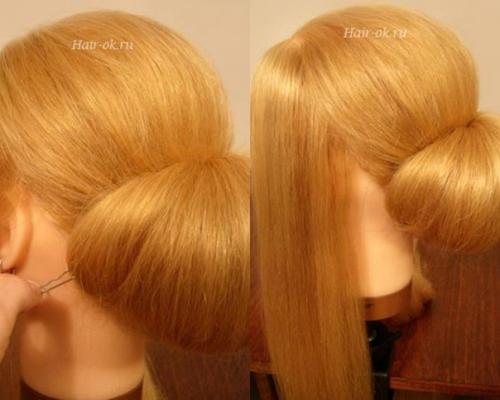 Фото - урок выполнение вечерней прически шаг за шагом. 07 Фото - урок выполнение вечерней прически шаг за шагом. 07